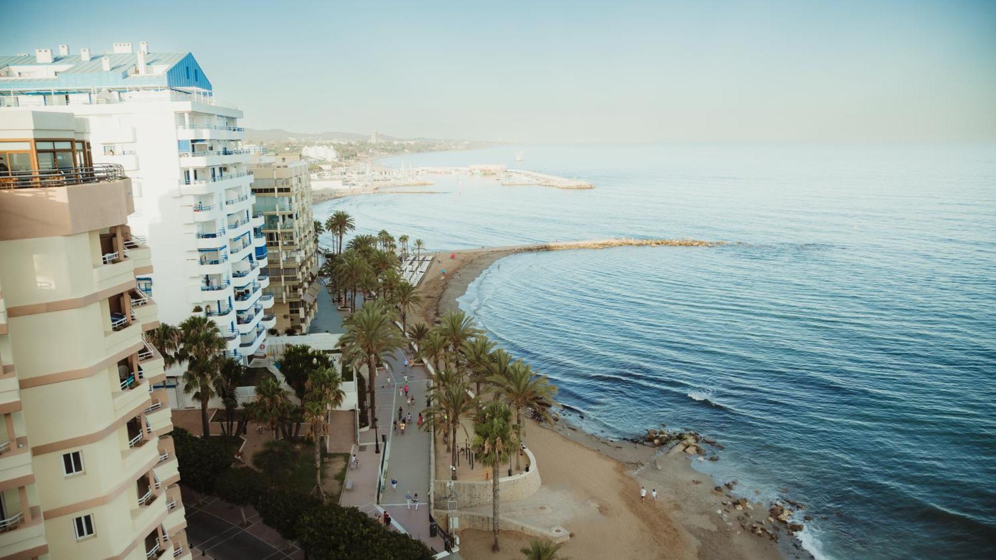 Апартаменты 1ª Linea De Playa Marbell Center Марбелья Экстерьер фото